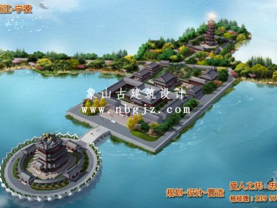 连云港寺庙建筑整体规划设计